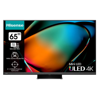65" Телевизор Hisense 65U8KQ 2023 LED, HDR, черный/серый